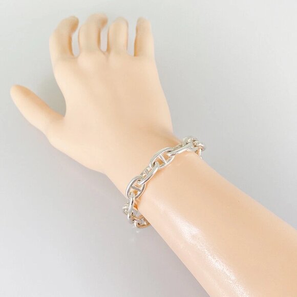 HERMES Chaine d'Ancre PM Silver Bracelet - Picture 9 of 13
